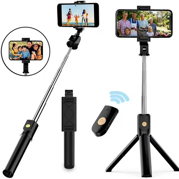 3 in 1 Extendable Selfie Stick