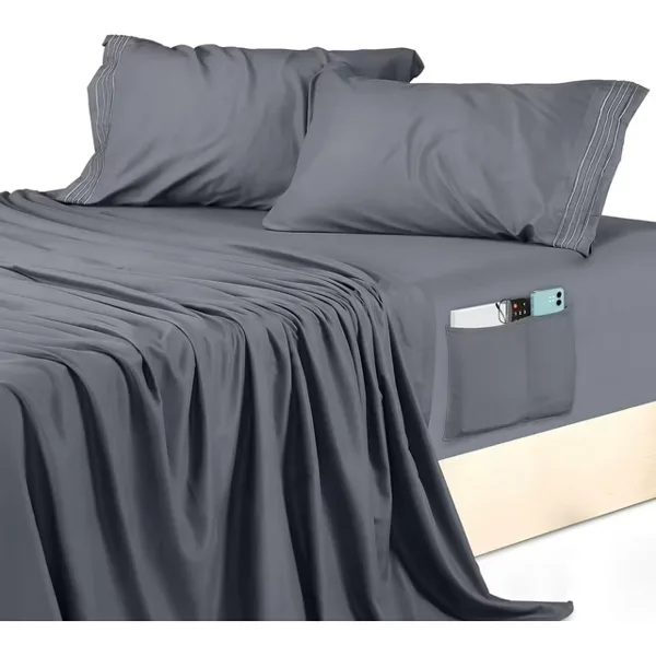 Soft Microfiber 4 Piece Hotel Luxury Bed Sheets