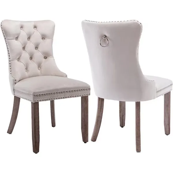 Upholstered Dining Chairs Set of 2